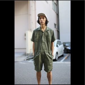 Engineered Garments Combi Suit- Unisex- Pima Poplin /Khaki size 3